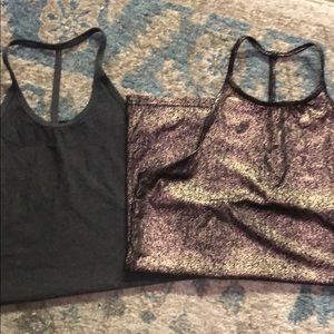 2 Fabletics tstrap tanks